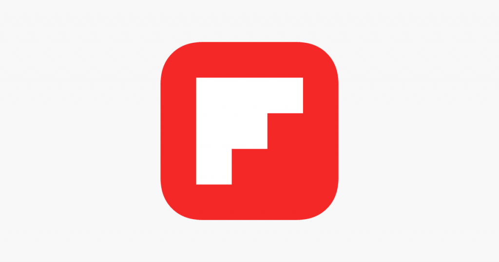 Logo rojo de Flipboard