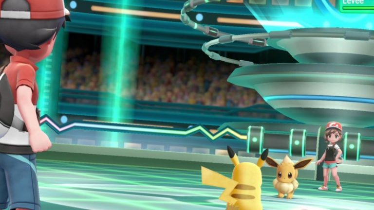 El juego de NIntendo, Pokemon muestra una simulación del videojuego