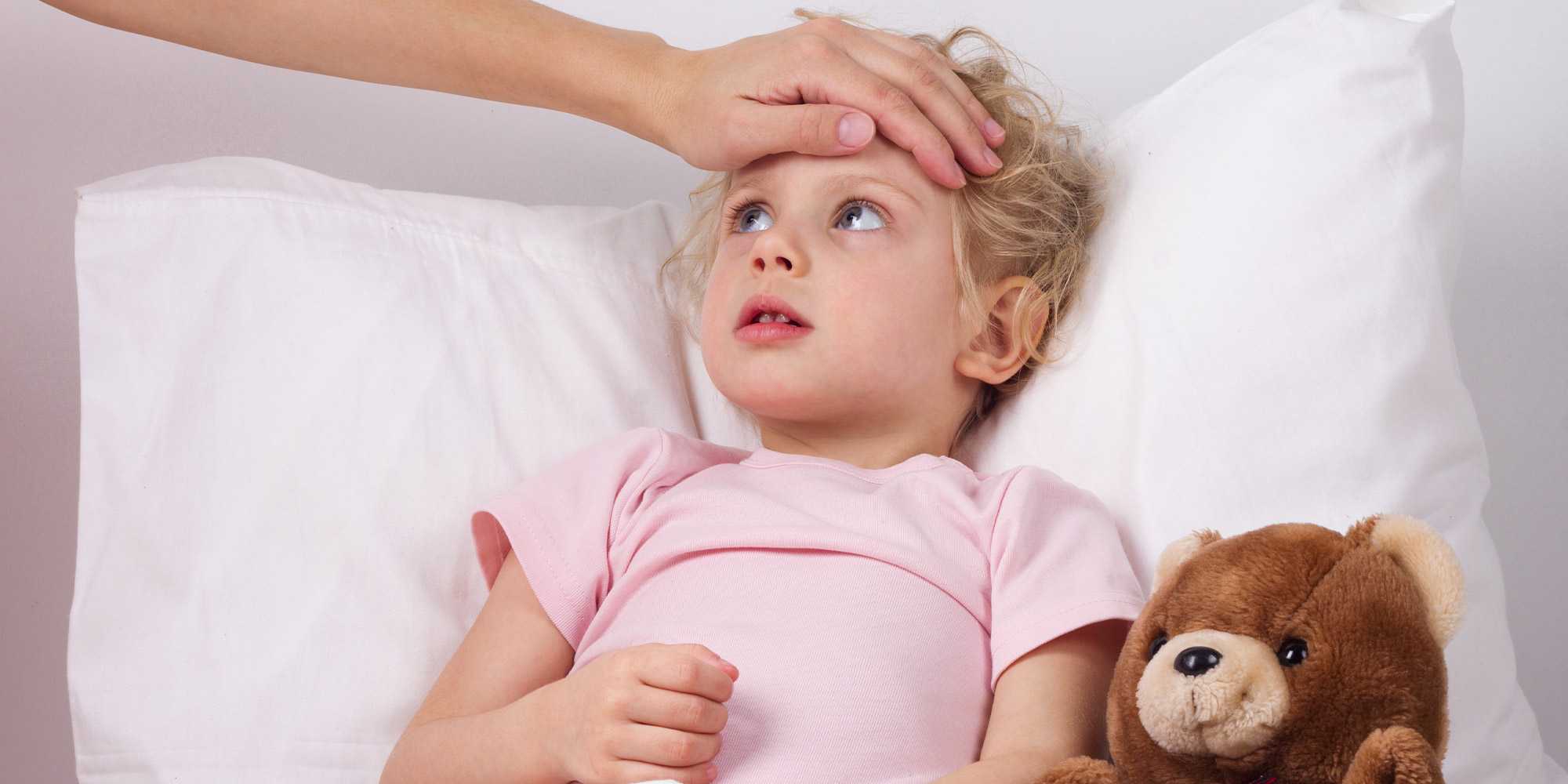toddler con fiebre
