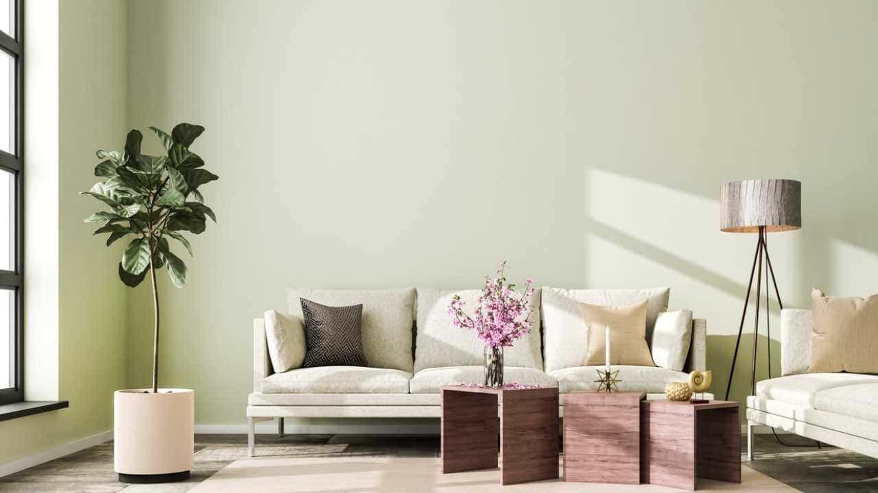 casa moderna con colores neutros